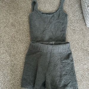 SKIMS S/M Fuzzy Loungewear set